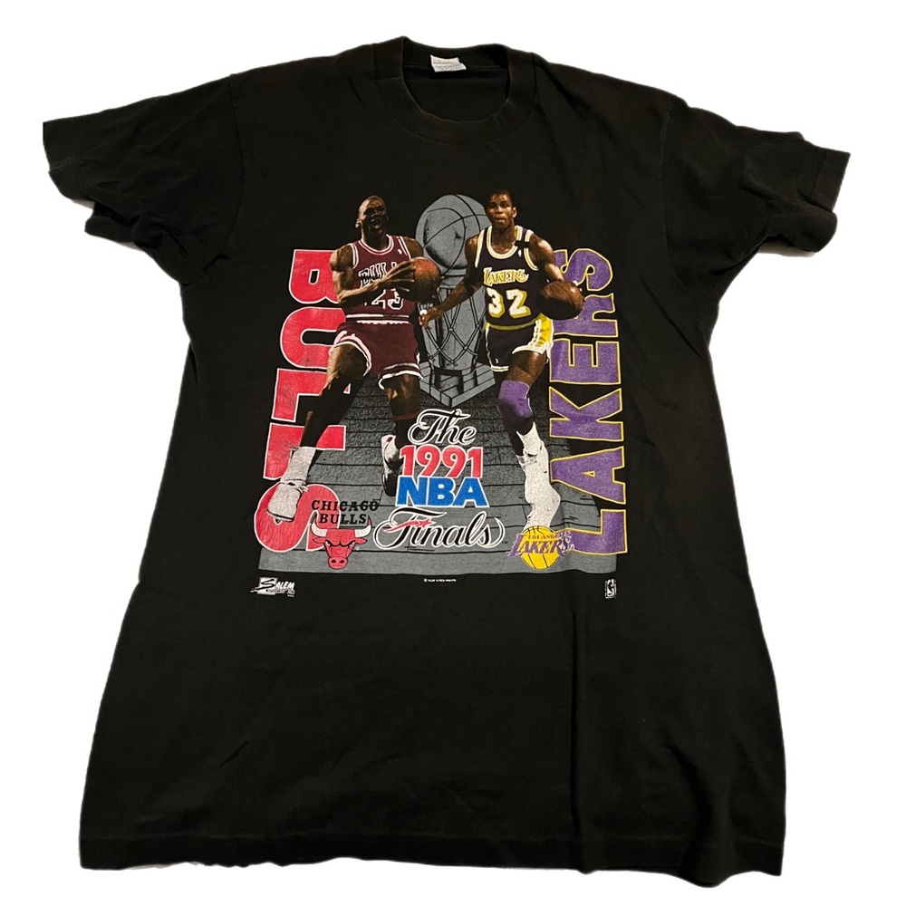 LAKERS / BULLS 1991 FINALS VINTAGE TEE